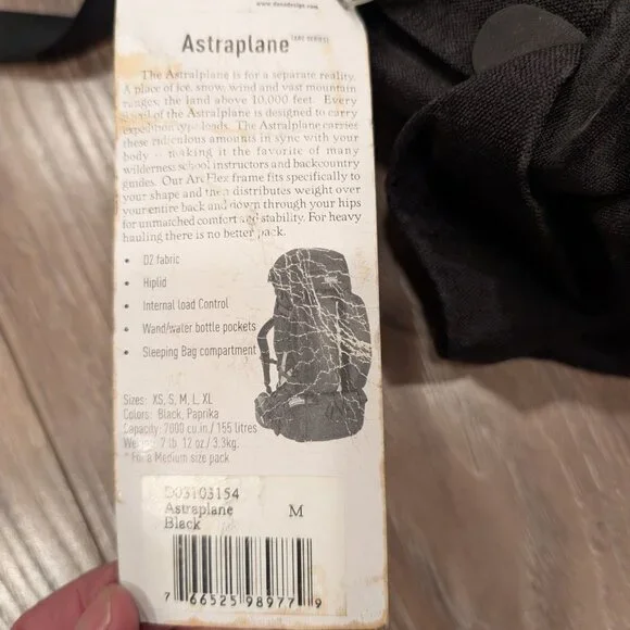 Dana Design medium Atralplane Backpacking Pack